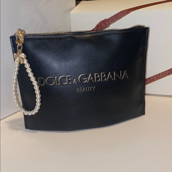 Dolce & Gabbana Handbags - Dolce & Gabbana Black Logo Pouch